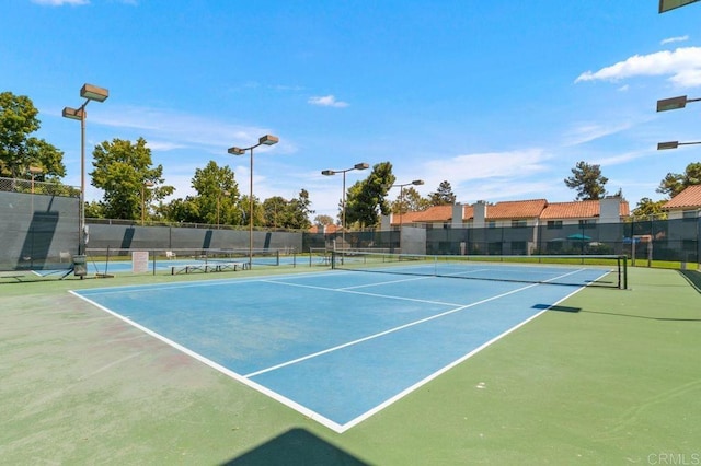 view of sport court