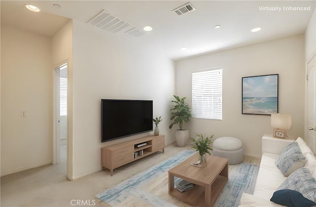 22059 Barrington Way, Saugus, CA 91350 - living area with baseboards and recessed lighting