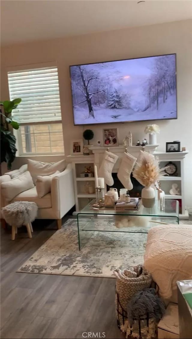 22059 Barrington Way, Saugus, CA 91350 - living area featuring wood finished floors