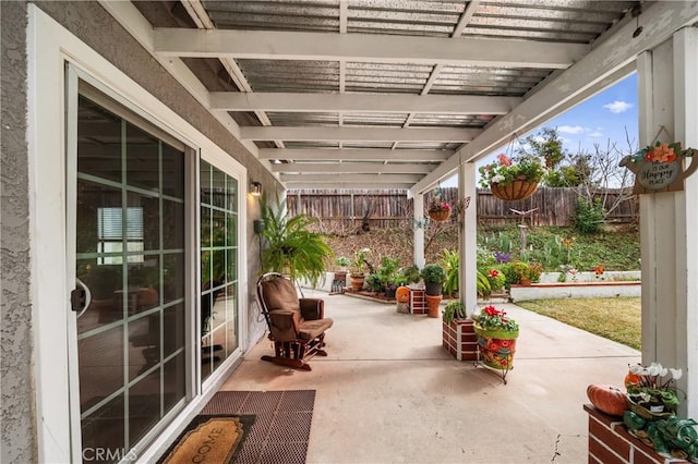 view of patio