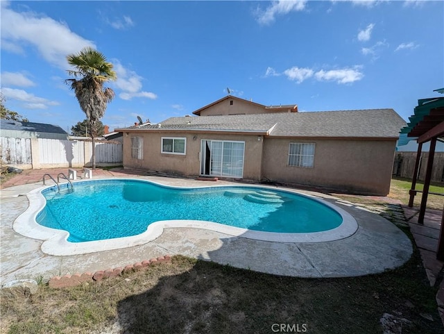 view of pool