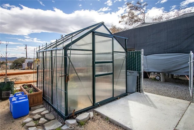 view of outbuilding