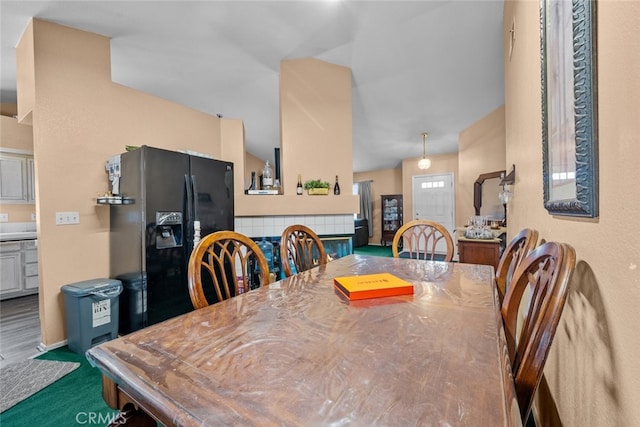 view of dining area