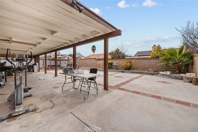 view of patio