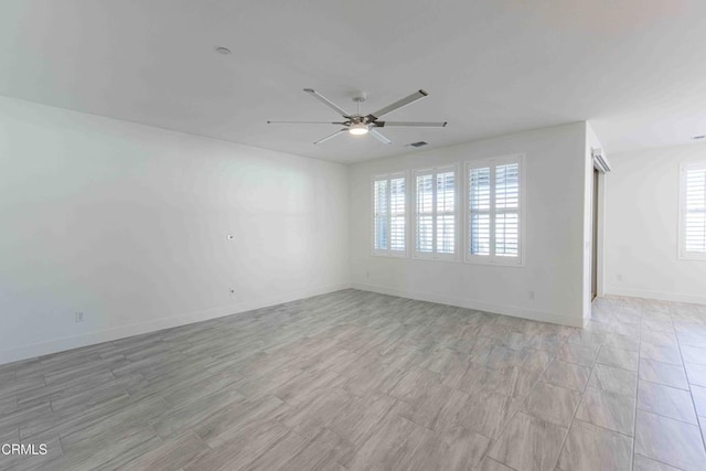 14706 Pemberley Passage Ave, Bakersfield, CA 93311 - empty room with ceiling fan and light hardwood / wood-style floors