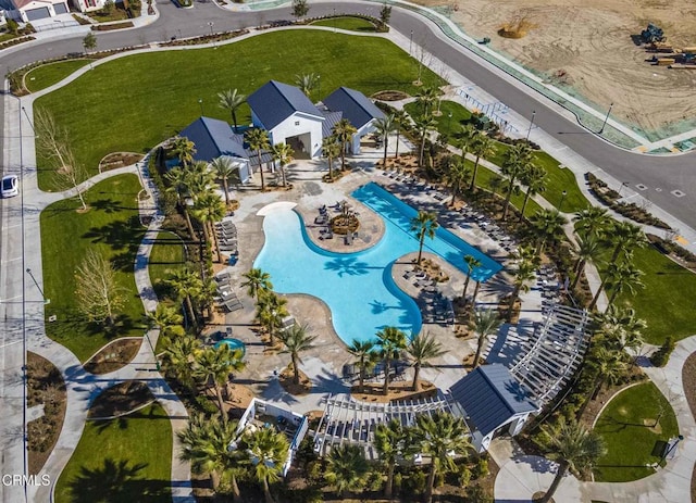 14706 Pemberley Passage Ave, Bakersfield, CA 93311 - birds eye view of property