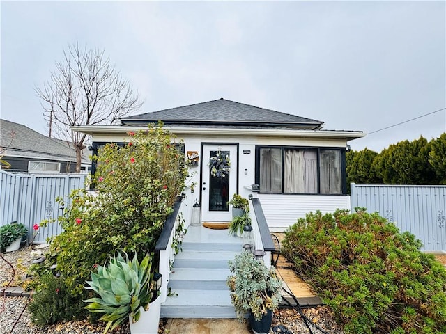 view of bungalow-style house