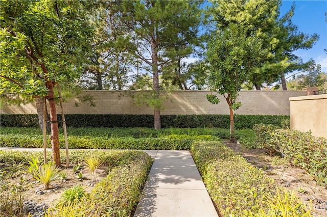 surrounding community featuring fence