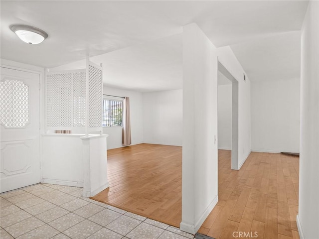 interior space featuring light hardwood / wood-style flooring