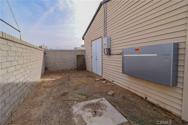 view of home's exterior featuring a fenced backyard