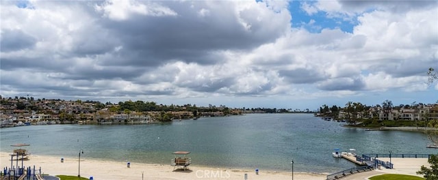 water view with a beach view