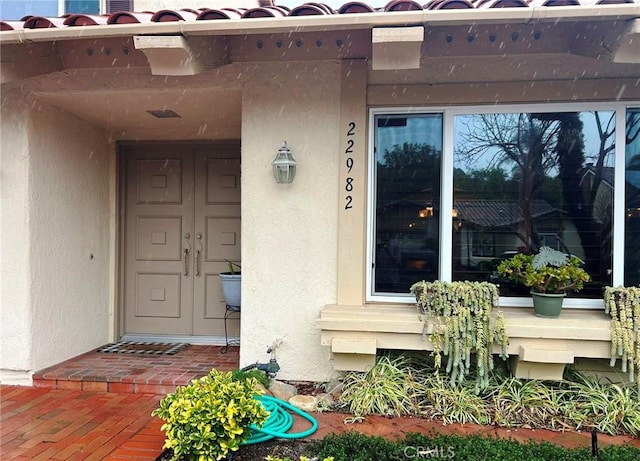 view of entrance to property