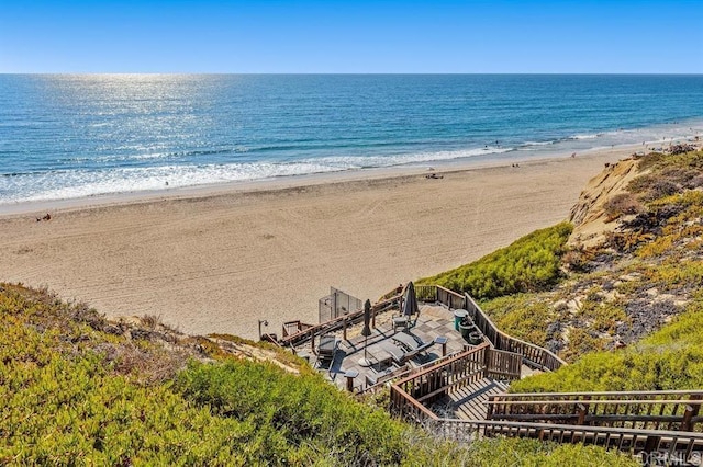 675 S Sierra Ave Unit 15, Solana Beach, CA 92075 - water view featuring nearby beach