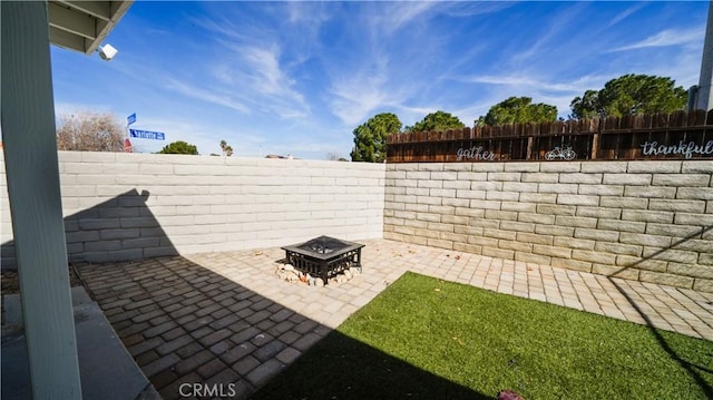 view of patio