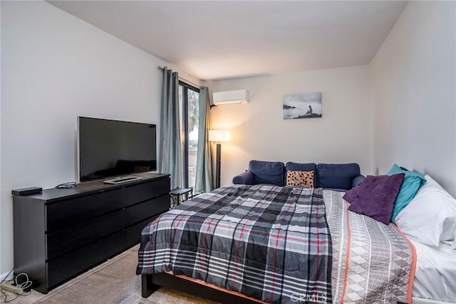 2525 E 19th St Unit 12, Signal Hill, CA 90755 - carpeted bedroom featuring a wall unit AC