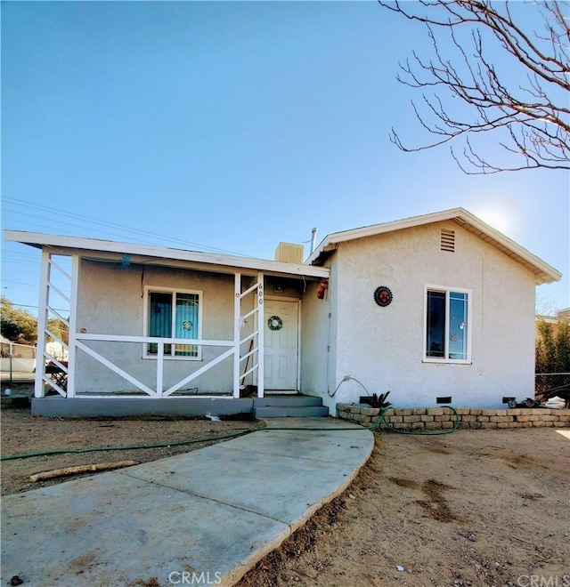 view of front of home