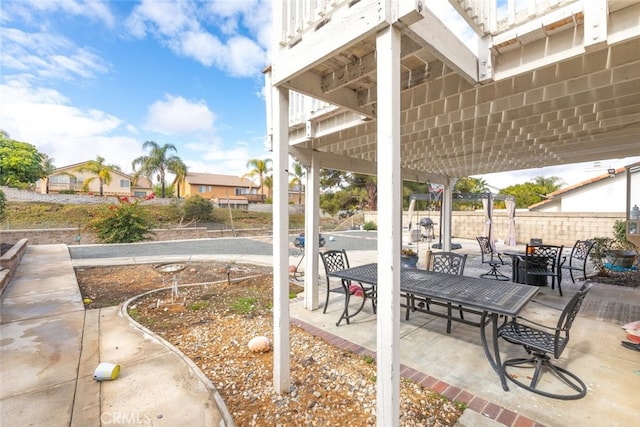 view of patio