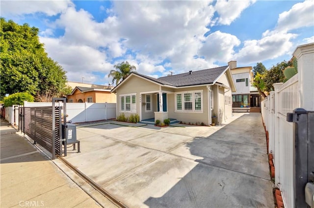 view of ranch-style home