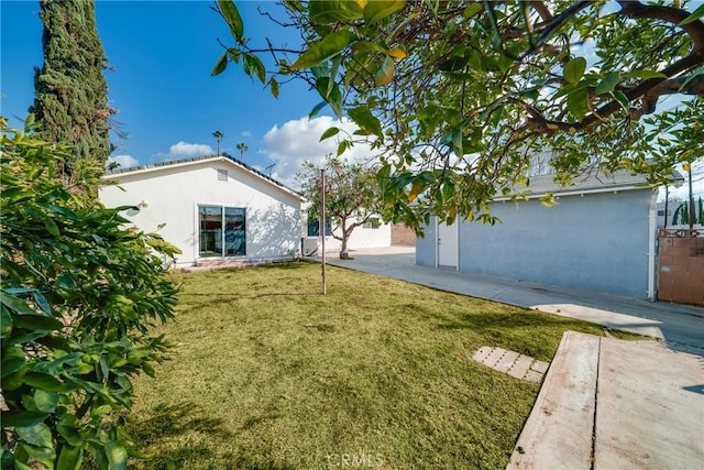 view of yard featuring a patio