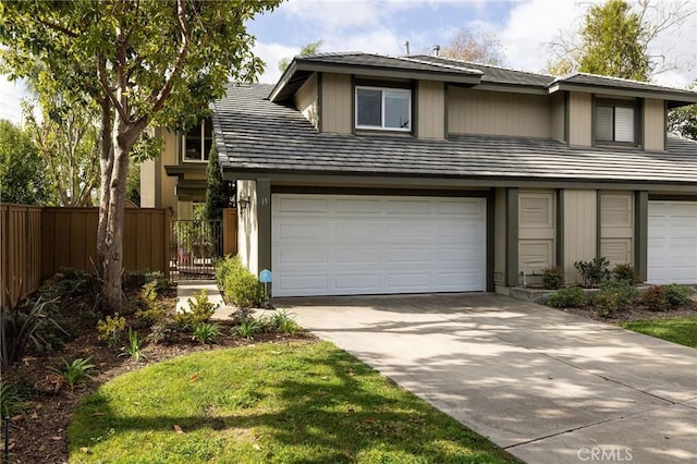 front facade featuring a garage