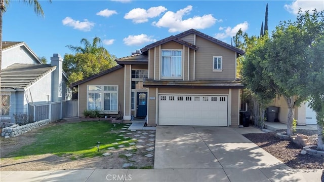 26668 Kicking Horse Dr, Corona, CA 92883 - view of front of property with a garage and a front yard