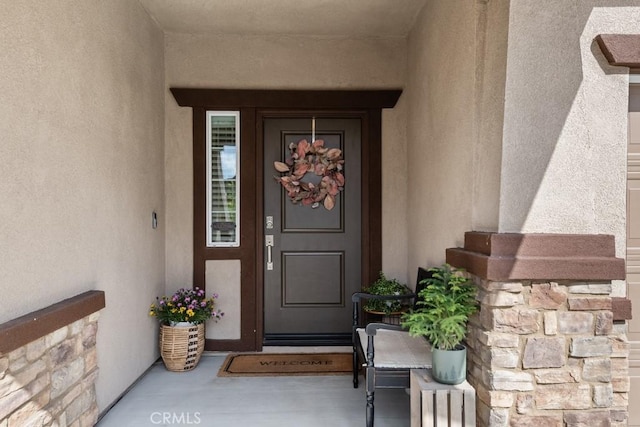 view of entrance to property