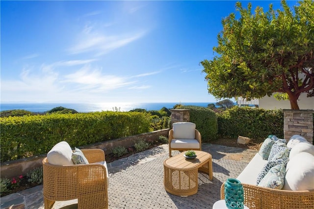 view of patio / terrace with outdoor lounge area