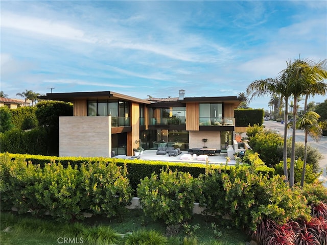 view of back of property