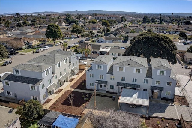 bird's eye view featuring a mountain view