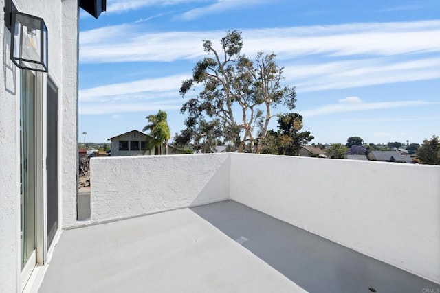 view of patio / terrace featuring a balcony