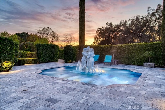 22931 Sonriente Trl, Coto De Caza, CA 92679 - view of swimming pool with a patio