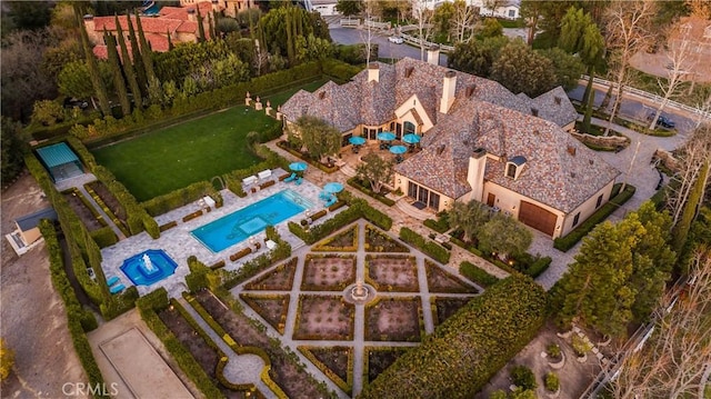 22931 Sonriente Trl, Coto De Caza, CA 92679 - aerial overview of property's location featuring a pool area