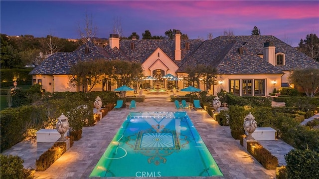 22931 Sonriente Trl, Coto De Caza, CA 92679 - outdoor pool with a patio area