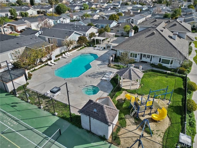 20095 Shadow Island Dr, Canyon Country, CA 91351 - birds eye view of property