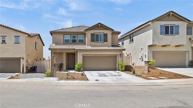 13180 Mesa Ln, Yucaipa, CA 92399 - traditional home featuring stucco siding, a garage, and driveway