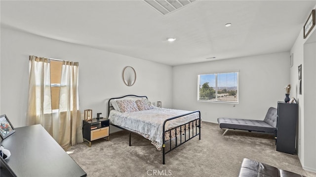 bedroom featuring carpet floors