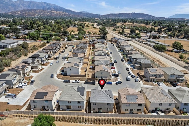 13180 Mesa Ln, Yucaipa, CA 92399 - aerial view of residential area with a mountain backdrop