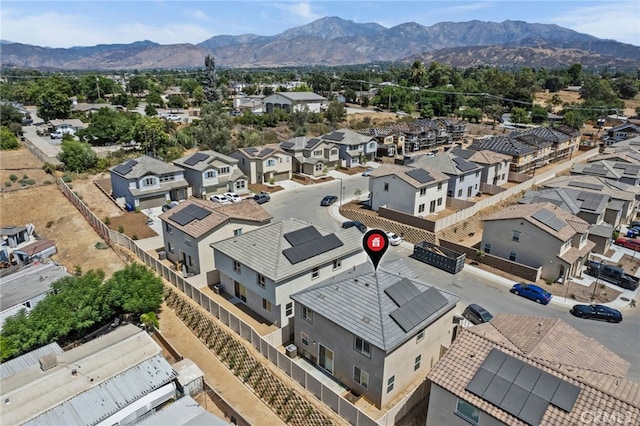 13180 Mesa Ln, Yucaipa, CA 92399 - aerial view of residential area featuring a mountainous background