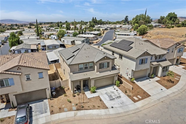 13180 Mesa Ln, Yucaipa, CA 92399 - aerial view of residential area featuring a mountain backdrop