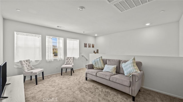 13180 Mesa Ln, Yucaipa, CA 92399 - living area featuring carpet floors and recessed lighting