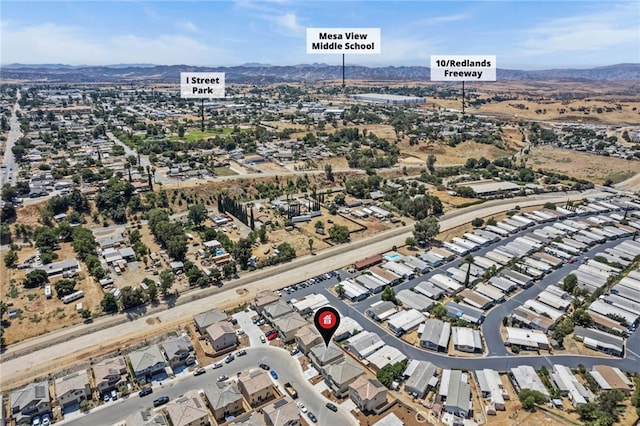 13180 Mesa Ln, Yucaipa, CA 92399 - drone / aerial view of mountains