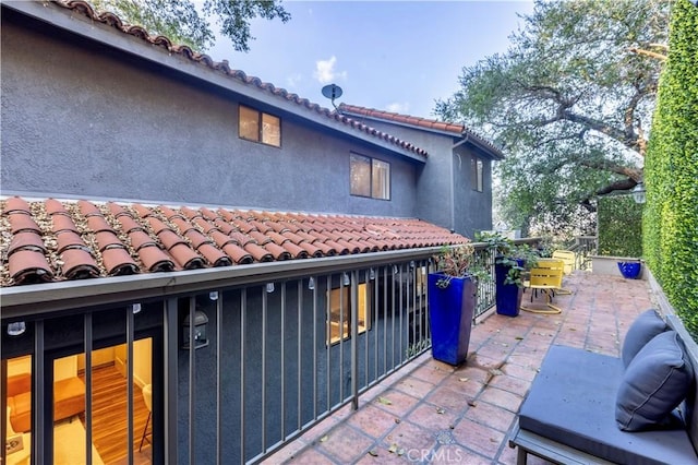 rear view of house with a patio area