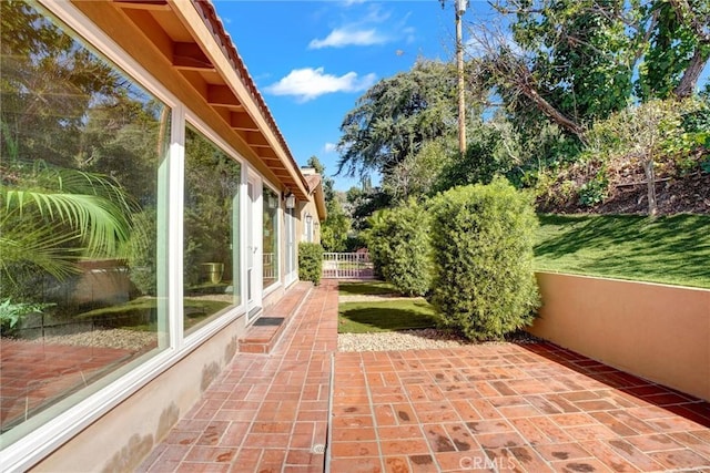 view of patio