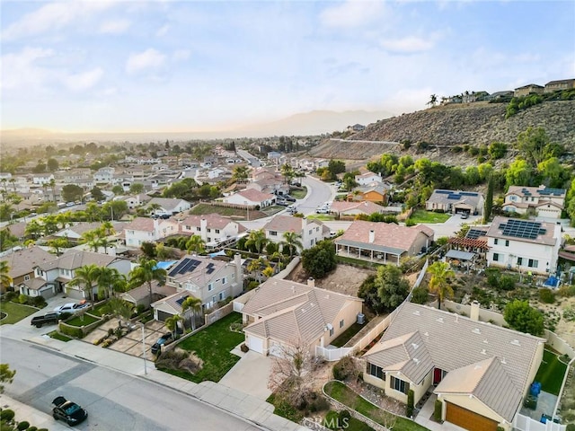 birds eye view of property featuring a residential view