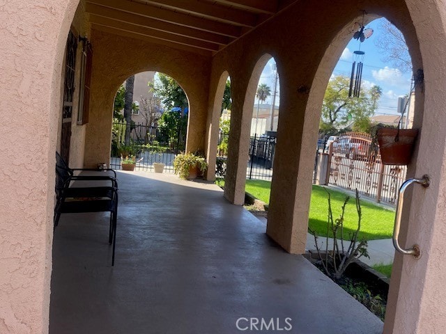 view of patio