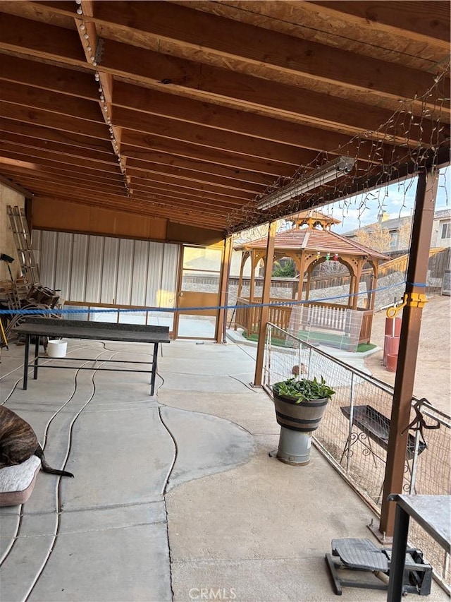 13023 Tehachapi St, Hesperia, CA 92344 - view of patio / terrace featuring a gazebo