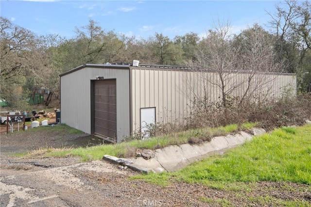 view of outdoor structure