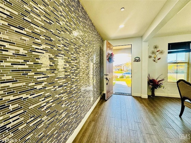 826 Jacob Creek Dr, Bakersfield, CA 93314 - doorway to outside featuring hardwood / wood-style flooring