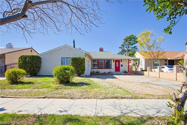 view of ranch-style house