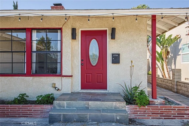 view of entrance to property